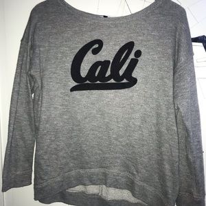 Grey California sweater